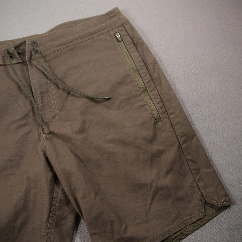 Roark Revival RS260 Board Shorts Men Shorts 32 Travel Hiking Brown Cargo